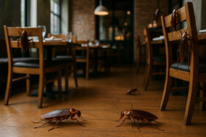 Csótányok étteremben